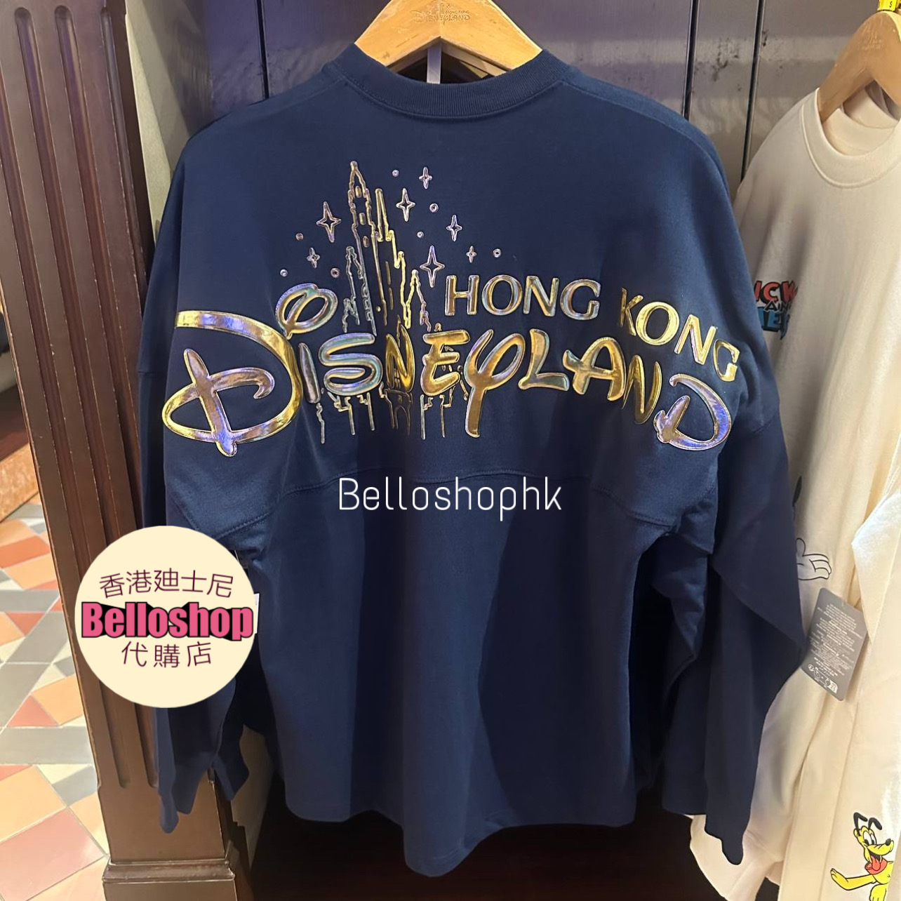 Hong Kong Disneyland スピリットジャージー　XL HKDL - Hong Kong Disneyland Navy Blue Spirit Jersey Unisex Adult