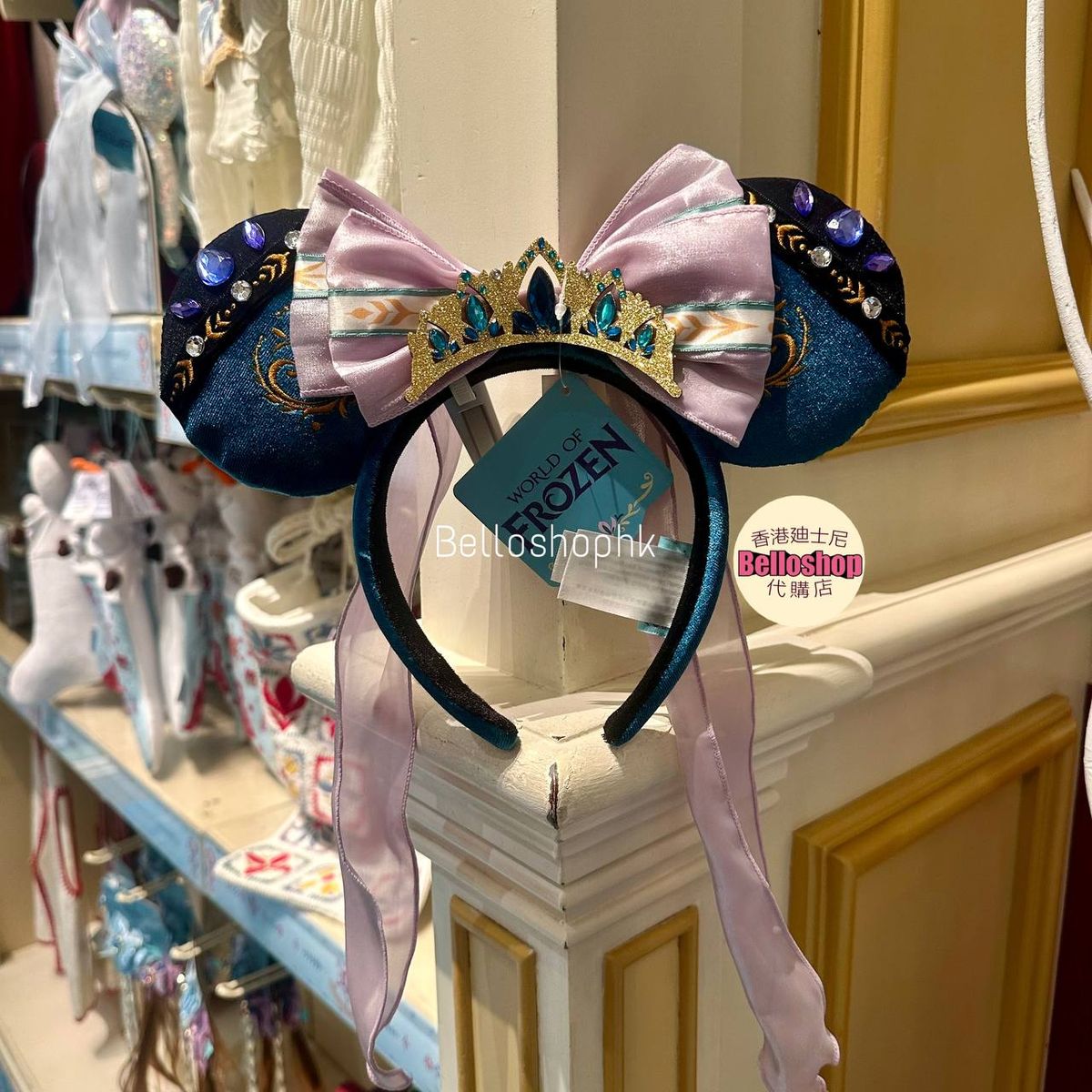 HKDL - Queen Anna Tiara Ear “ World of Frozen 1st Anniversary 2024