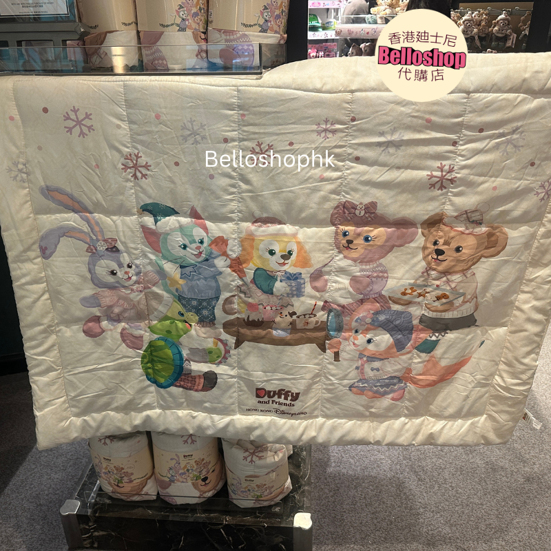 HKDL - Duffy and Friends Blanket ”Christmas Party 2025“ (Release