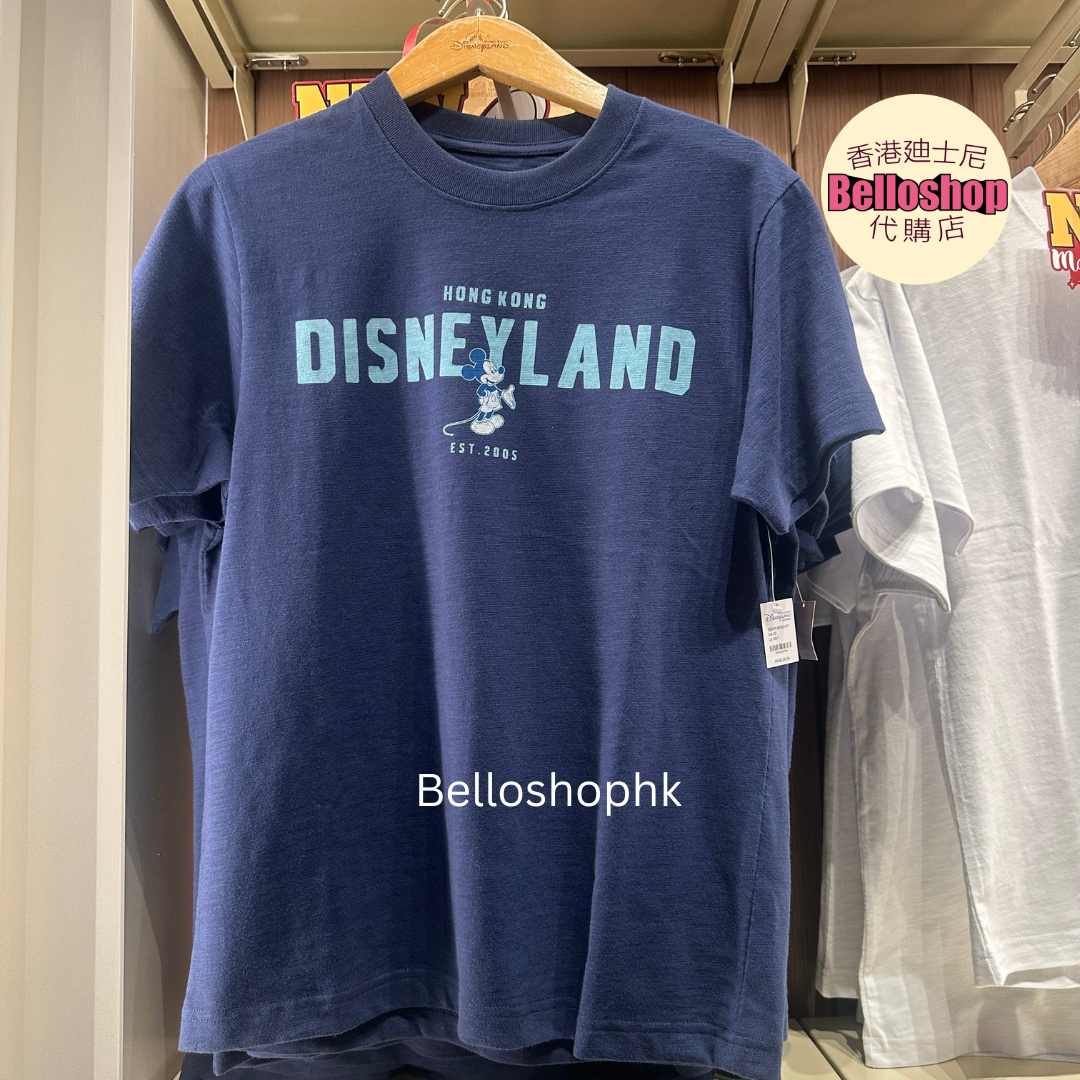 HKDL - Hong Kong Disneyland Mickey T-Shirt (Navy) for Adults