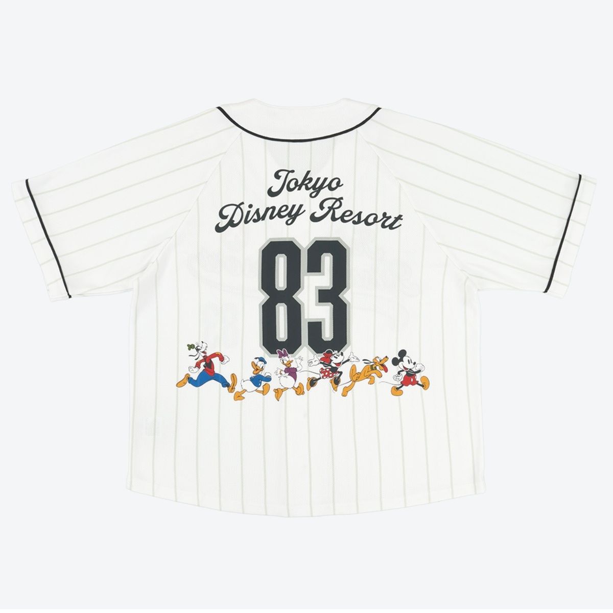 TDR - Mickey Mouse Striped Baseball Jersey (White) (Release Date