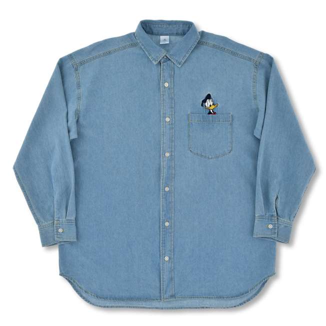 JDS - Donald Long-Sleeve Denim Shirt, Blue 