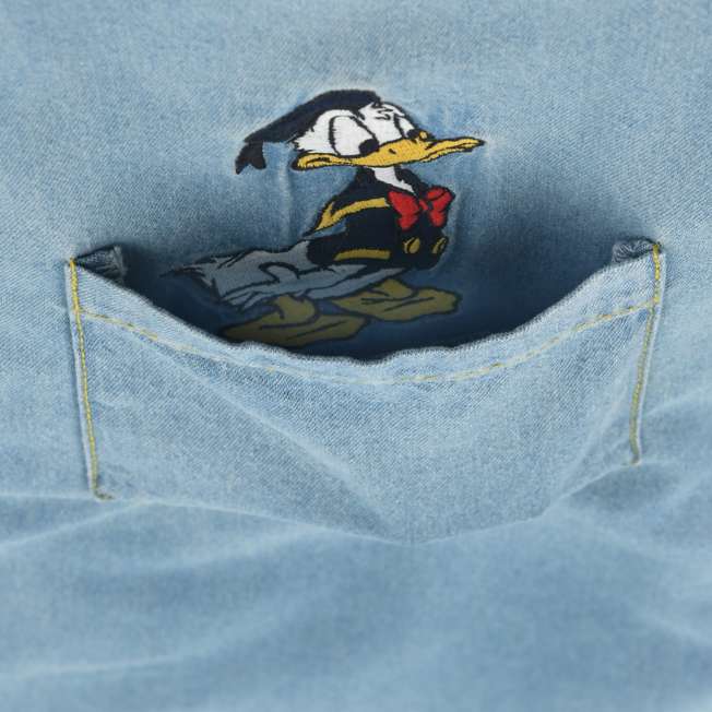 JDS - Donald Long-Sleeve Denim Shirt, Blue 