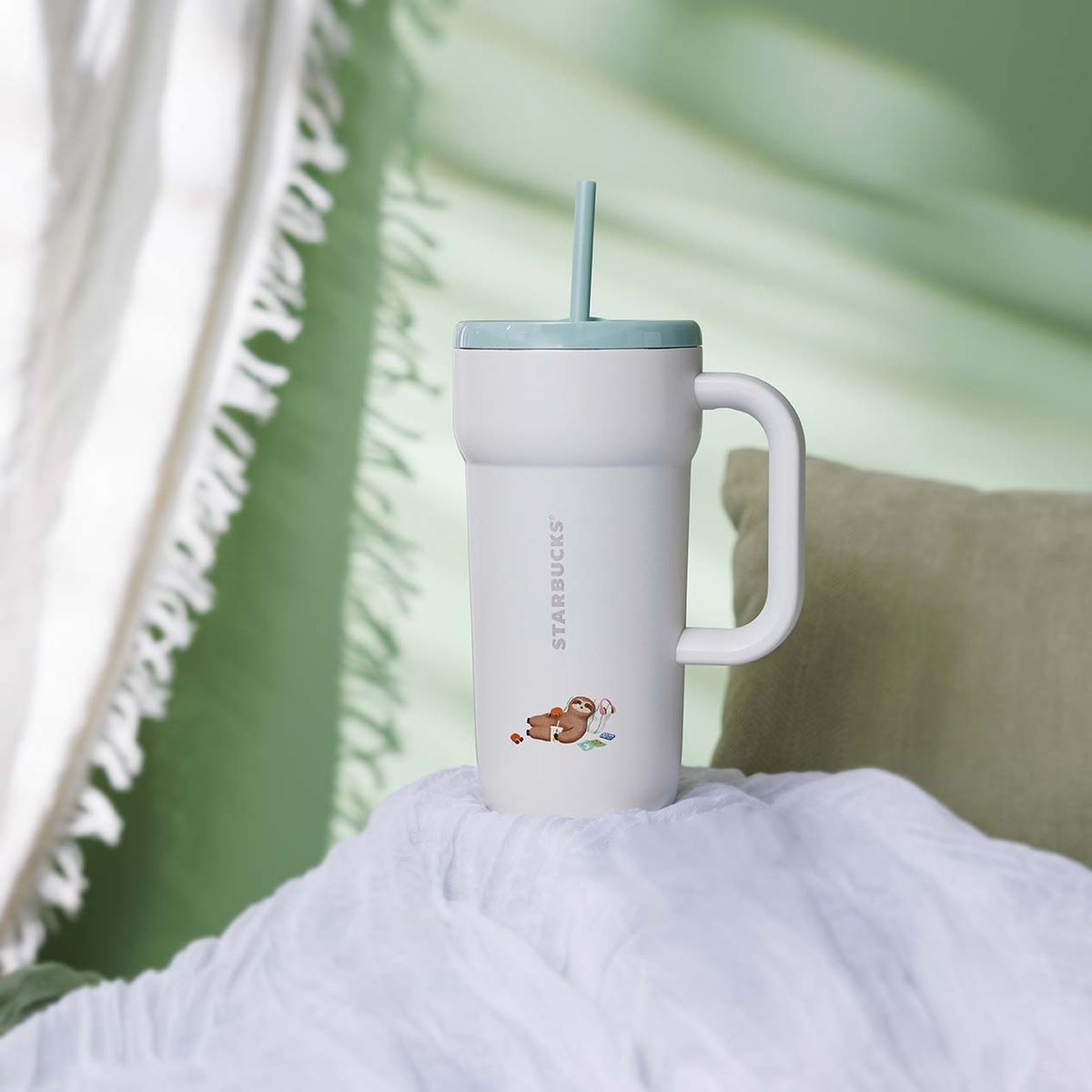 Starbucks Hong Kong - 20oz Sloth On Full Flop Mode Stainless Steel Cold Cup  "Easy, Breezy, A little Lazy Collection" (Release Date : 02 Jun, 2026) |  BELLOSHOPHK LIMITED
