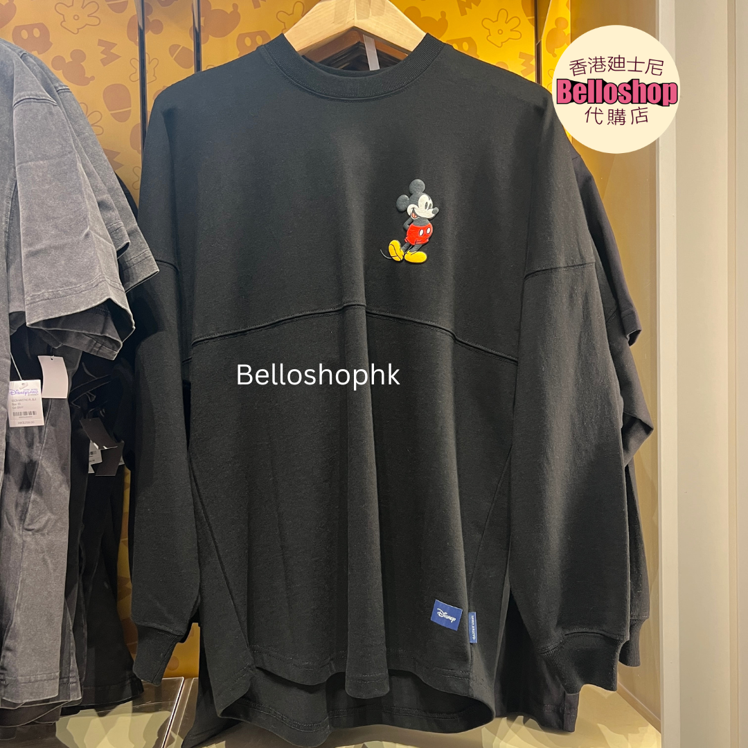 HKDL - Mickey Mouse Black Spirit Jersey “Love Hong Kong Disneyland