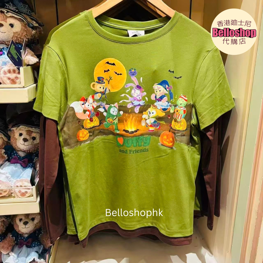 Hong Kong Disneyland Duffy 長袖 Tシャツ SHDR - Duffy and Friends Layered Long-Sleeve T-Shirt “2026