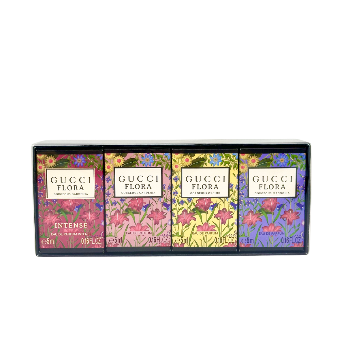 【未開封新品未使用】 GUCCI Flora Miniture set4 Gucci 女士迷你綺夢香氛套裝5ml x4 Flora Gorgeous mini set | W
